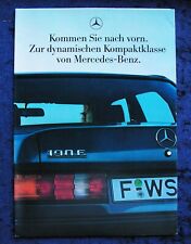 Mercedes-Benz W 201, 190 Diesel u. Benziner Prospekt / Plakat, 6.1986