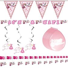 Geburt Mädchen Deko Taufe Set