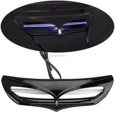 Schwarz Beleuchtete Verkleidung Air Vent Trim Accent für Harley Street Glide 14+