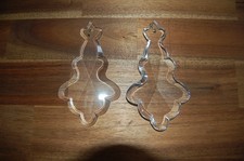 1 Kristall Behang Pendel  135mm x 75mm für Kronleuchter, Lüster, Chandelier