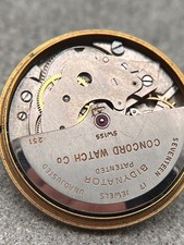 #1662 UHRWERK BIDYNATOR 251 CONCORD  AUTOMATIK MECHANISM MOVEMENT LÄUFT AN
