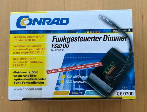 Fs20 funkgesteuerter dimmer - funkgesteuerter,