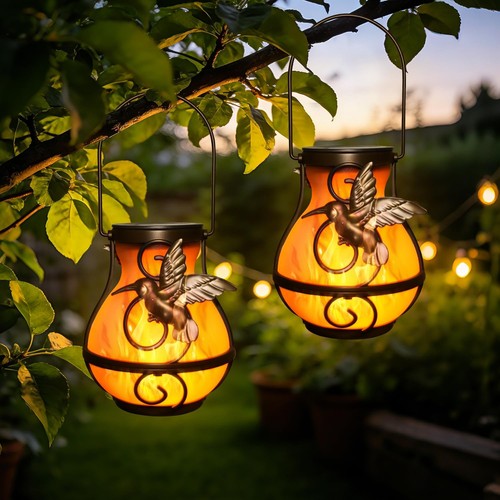 Solarlampen hängend stück - solarlampen, 2