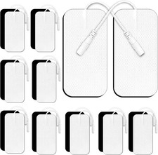 24x TENS Elektroden Pads Selbstklebend für Massage EMS Reizstrom Gerät 5x10cm