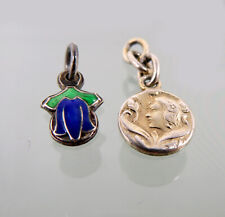 zwei antike Charm ° Silber