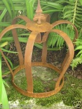 Edelrost Krone  Dekoration