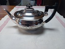 Teekanne, versilbert, englisch