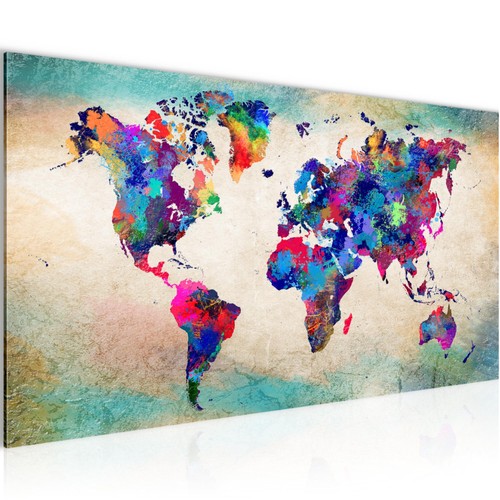 Wandbild weltkarten bilder - bilder, xxl