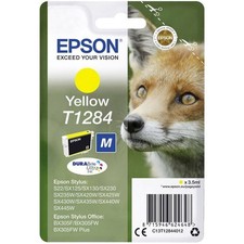 EPSON Original Tintenpatrone Gelb (C13T12844012)