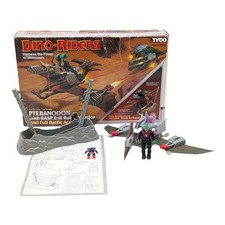 Dino Riders Pteranodon mit Box Tyco 1987