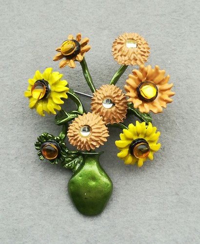 Blumenstrauß brosche - blumenstrauß,