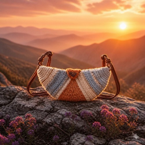 Handmade häkel tasche - 🌟,