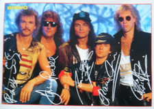 SCORPIONS  --- BRAVO - Autogrammkarte 287 K
