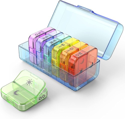Tablettenbox tage fächer - 7,