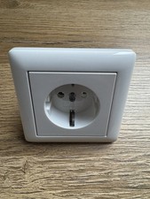 Gira Abdeckung Schuko-Steckdose, 16 A, 250 V~, System 55, Reinweiß Glänzend