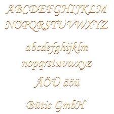 Sperrholz Buchstaben - MT5-20