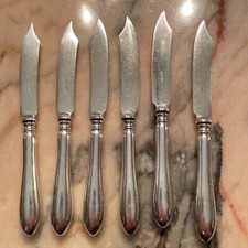 Buttermesser Versilbert 6