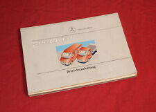 1998 Betriebsanleitung Mercedes Sprinter Transporter 208 bis 412 , 214, 314, 414