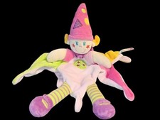 Schmusetuch Kuscheltuch Nicotoy Clown Zauberer Magier DouDou Bunt Comforter