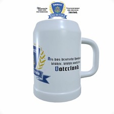 Bierkrug mit Zunftzeichen für