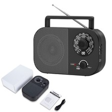 Tragbares Radio AM,FM,SW,UKW Kofferradio Netz Und Batteriebetrieb, Mit Bestem Em