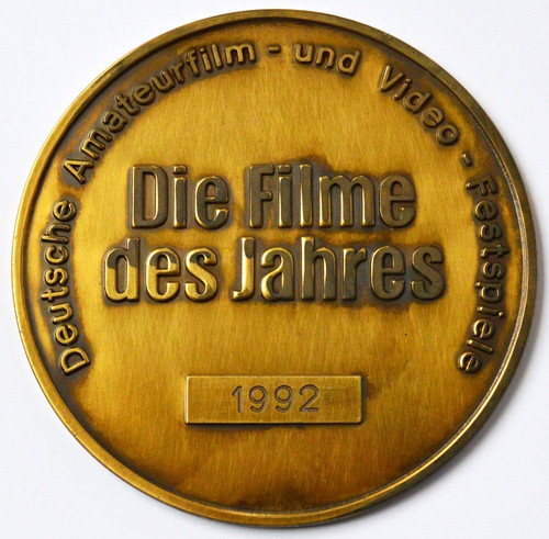 Große bronze medaille - bronze, 9cm