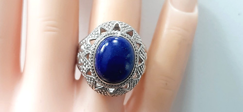 Silber ring lapis lazuli - silber, °