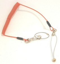 HI VIZ Tool Lanyard Tether 2Captive Karabiner Gerüstbau Werkzeuge Sicherheitsbefestigung