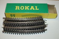 Rokal TT 00152 10x gebogenes Gleis D660 mm 1/16 Kreis