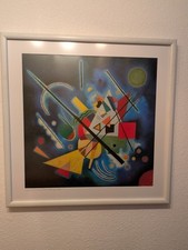 Tolle dekorative Wassily Kandinsky Leinwanddrucke 5 Motive edle Holzrahmen gebr.