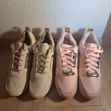 2 Paar Damen Sneaker – Beige