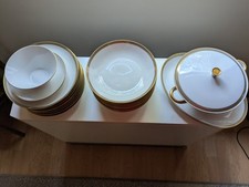 Eschenbach porzellan bavaria mit goldrand 25 Teile Vintage gebraucht