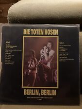 Die Toten Hosen Vinyl Live Berlin Selten