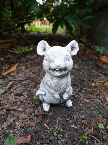 Steinfigur maus mäuse - maus,