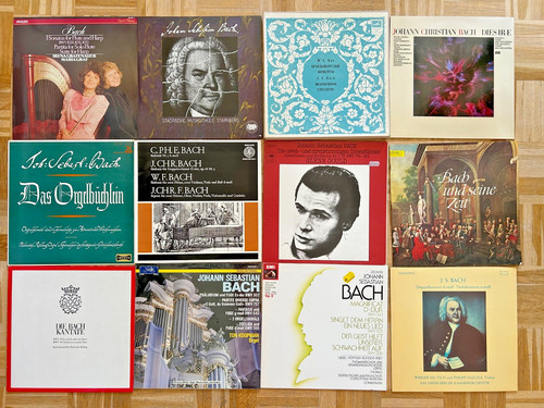 Bach vinyl sammlung konvolut - vinyl,