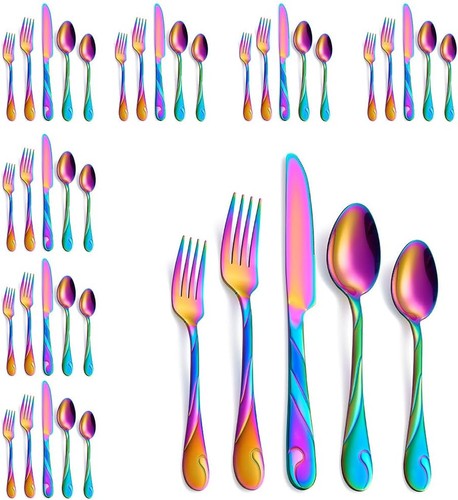 Regenbogen besteckset teile - regenbogen,