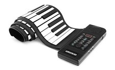 61-Tasten Rollpiano Kinder Keyboard Rollup E-Piano MIDI Pedal Netzteil Batterie