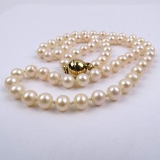 Vintage Akoya Zuchtperlenkette
