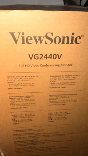Viewsonic vg2440v zoll full - viewsonic,