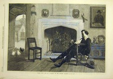 Original alter antiker Druck