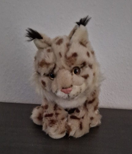 Plüschtier luchs katze klein - plüschtier,