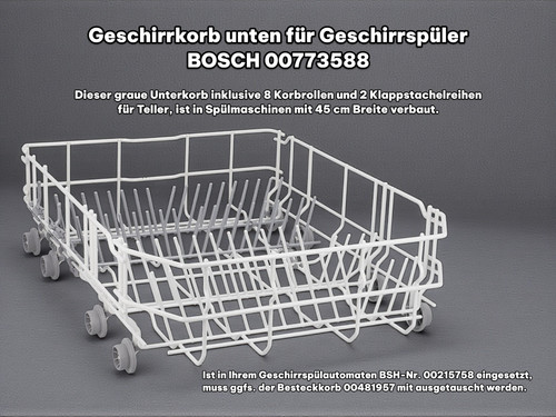Geschirrkorb unterkorb bosch - geschirrkorb,
