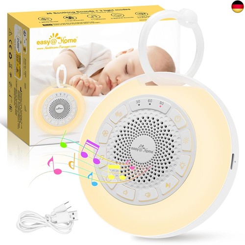Easy home white noise machine - white,