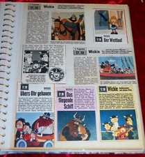 TV Kinder-Serien 70er & 80er Ausschnitte Fernsehzeitung RARITÄT