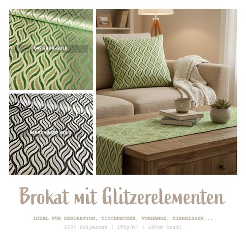 Brokat stoff meterware - stoff,