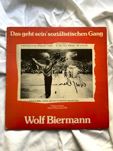 Wolf biermann signiert das - wolf,