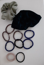 11 Haarschmuckteile Haargummi davon 2 Haarbänder 1 x Samt und 1 x Polyerster