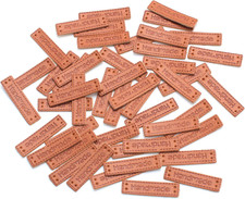 100Pcs PU Handmade Labels