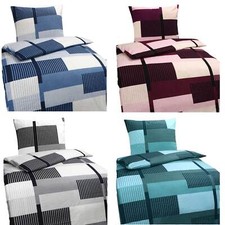 Hochwertige Biber Bettwäsche Baumwolle Grafisch 2tlg. 4tlg. 135x200 80x80 Winter