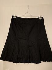 Damenrock H&M, Gr. 40, schwarzer Crinkle-Stoff